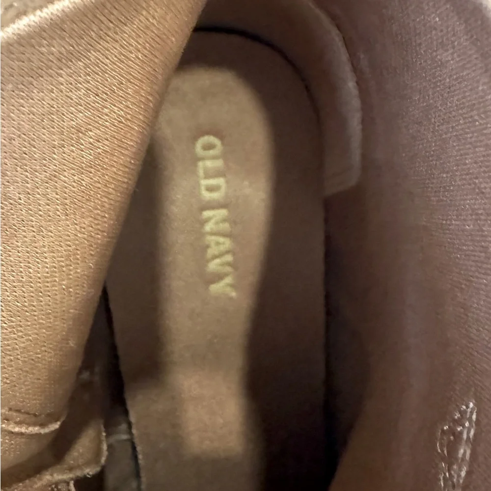 Old Navy Faux-Suede Western Ankle Boots Size 8 - Picture 4 of 5